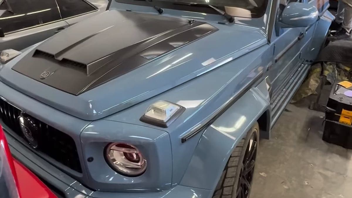 Brabus G-Wagon kit installed