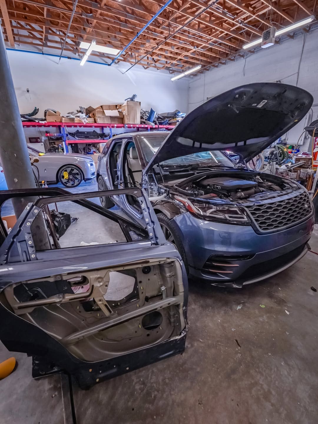 Frame-off restoration in the bay