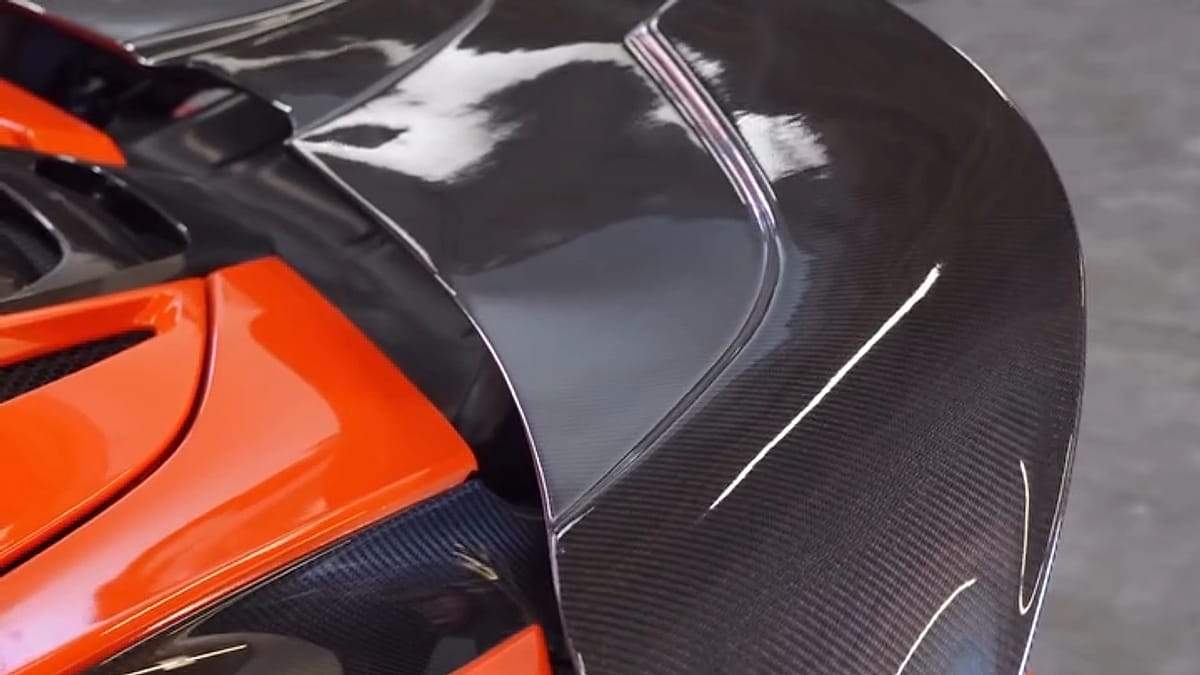 McLaren rear wing at AT Customs