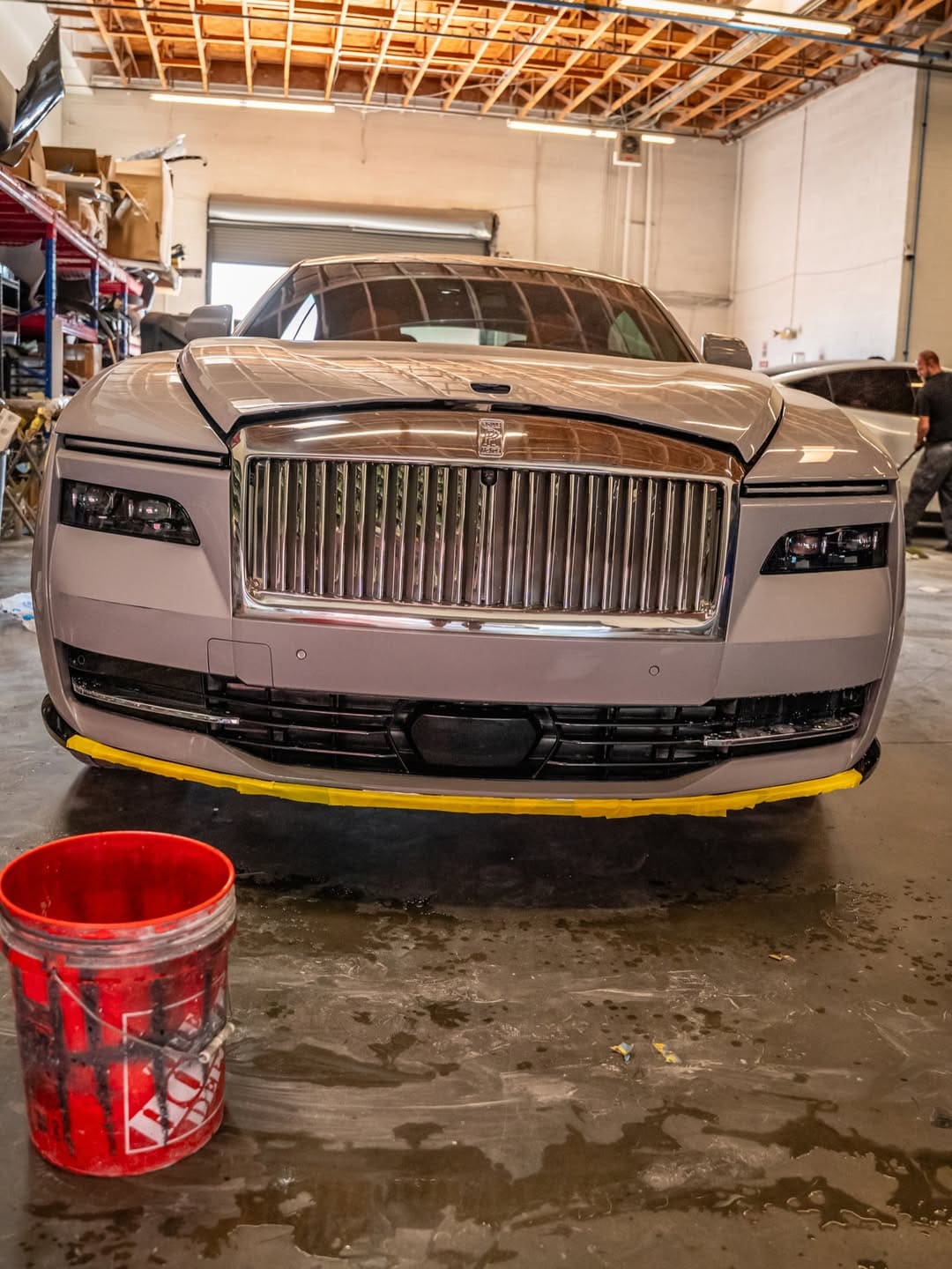 Rolls-Royce grille detail at AT Customs